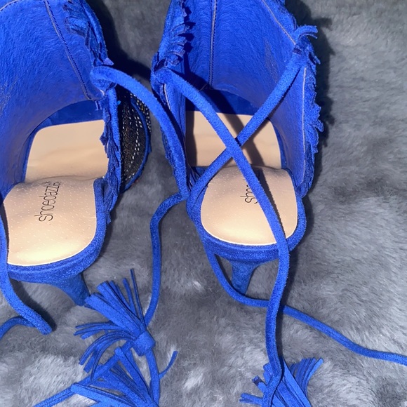 Faydra Heeled Sandal Shoe Dazzle SZ 6 - Picture 5 of 8